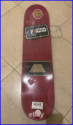 SANTA CRUZ Skateboard Deck STAR WARS Slave Princess Leia 31.7x7.8 in New Soldout