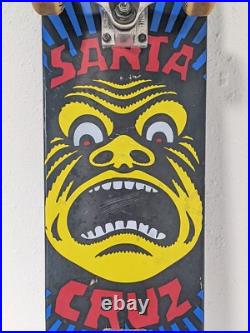 SANTA CRUZ Skateboard Deck Speed Wheels Face#2 7.7 Complete withSpitfire 54mm