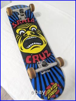 SANTA CRUZ Skateboard Deck Speed Wheels Face#2 7.7 Complete withSpitfire 54mm