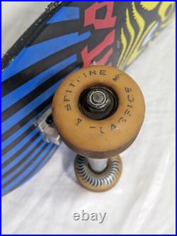 SANTA CRUZ Skateboard Deck Speed Wheels Face#2 7.7 Complete withSpitfire 54mm
