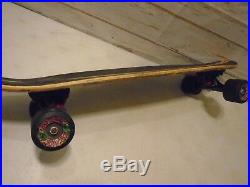 SANTA CRUZ Skateboards Vintage Mars Attacks Alien Deck Long Board with Slime Balls