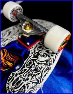 SANTA CRUZ? Tom Knox Complete RARE WHITE withTom Knox Independent Trucks & Wheels