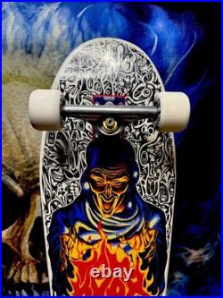 SANTA CRUZ? Tom Knox Complete RARE WHITE withTom Knox Independent Trucks & Wheels