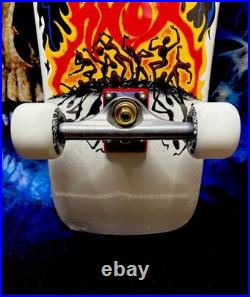 SANTA CRUZ? Tom Knox Complete RARE WHITE withTom Knox Independent Trucks & Wheels
