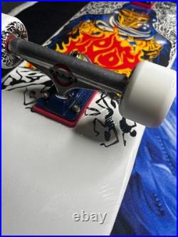SANTA CRUZ? Tom Knox Complete RARE WHITE withTom Knox Independent Trucks & Wheels