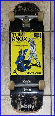 SANTA CRUZ Tom Knox Cop Beater Graphic Complete Skateboard Independent Trucks