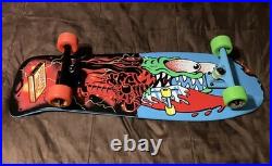 SANTA CRUZ X STRANGER THINGS MEEK SLASHER COMPLETE SKATEBOARD Netflix Deck