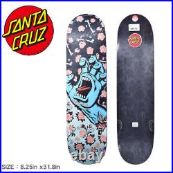 SANTA CRUZ skateboard deck FLORAL DECAY HAND screaming hand 8.25in Japan import