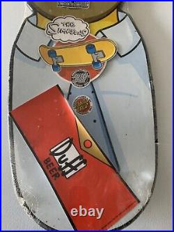 SANTA CRUZ skateboard deck SIMPSONS Homer Simpson deck Unused Rare New