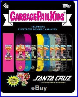 SANTA CRUZ x GARBAGE PAIL KIDS Adam Bomb Blind Bag Sealed Skateboard Deck RARE