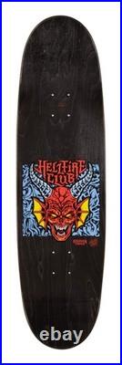SANTA CRUZ x STRANGER THINGS HELLFIRE CLUB FLAMES 9 COMPLETE SKATEBOARD