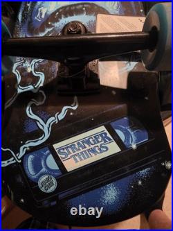 SANTA CRUZ x STRANGER THINGS Roskopp Face 80s Skateboard Complete 9.5 Cruiser