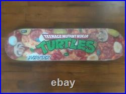 SANTA CRUZ x TMNT Pizza Dude Everslick Skateboard Deck Ninja Turtles New Shrink