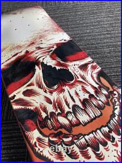 SANTACRUZ Skateboard Deck big skull Unused Item Imported from Japan