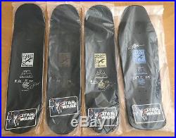 SDCC 2015 EXCLUSIVE STAR WARS Skateboard Deck Set of 4 by Santa Cruz SOLD OUT