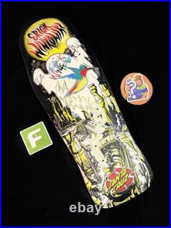 SIGNED Eric Winkowski Ghost Train Bird Doodle Santa Cruz Skateboard Deck AUTO