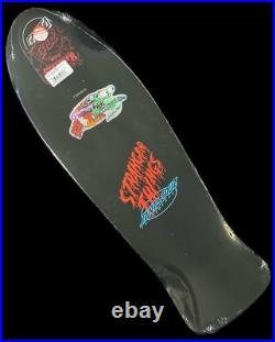 SIGNED Keith Meek Santa Cruz Stranger Things Eddie Slasher Skateboard Deck GLOW