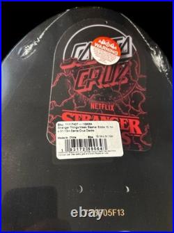 SIGNED Keith Meek Santa Cruz Stranger Things Eddie Slasher Skateboard Deck GLOW