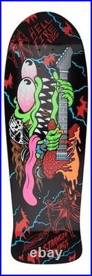 SIGNED Keith Meek Santa Cruz Stranger Things Eddie Slasher Skateboard Deck GLOW