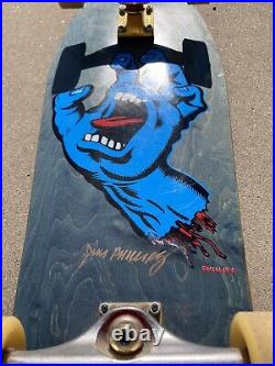 SIGNED & NUMBURED 481/1000 Jim Phillips Complete Santa Cruz Skateboard Limited
