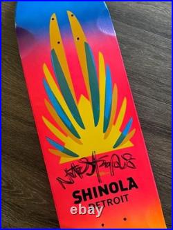 SIGNED Natas Kaupas x Shinola PANTHER FADE Skateboard santa cruz 87/150 neon