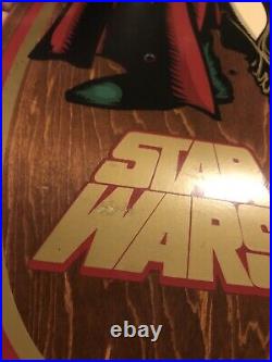 SOLD OUT RARE Santa Cruz X Star Wars Slave Leia Skateboard Deck Not Kaws Mcgee