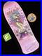 SUPER-RARE-Steve-Alba-SALBA-Santa-Cruz-Pink-Witch-Doctor-Skateboard-Deck-Shaped-01-qaj