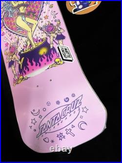 SUPER RARE Steve Alba SALBA Santa Cruz Pink Witch Doctor Skateboard Deck Shaped
