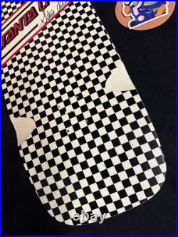 SUPER RARE Steve Olson 2009 Santa Cruz Checkered Shaped Skateboard Deck
