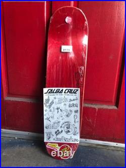 Salba Cruz x Mark Gonzales 2014 BadLands SCREENED Santa Cruz Skateboard (NOS)