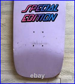 Santa Cruz 1985 Special Edition Vintage Original Skateboard Deck Purple