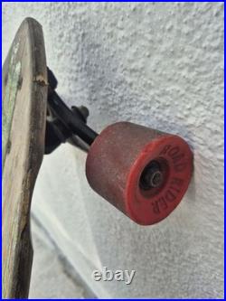 Santa Cruz 43 Pintail Longboard Skateboard Road Rider Wheels Weathered