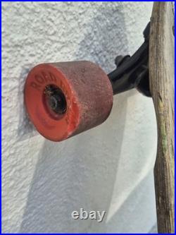 Santa Cruz 43 Pintail Longboard Skateboard Road Rider Wheels Weathered