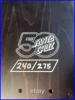 Santa Cruz 50th Anniversary Exclusive Limited Skateboard Deck Wall Art