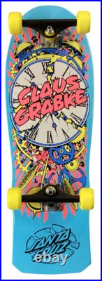 Santa Cruz 50th Anniversary Grabke Exploding Clock Custom Complete Skateboard