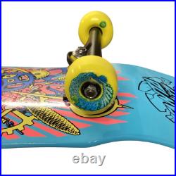 Santa Cruz 50th Anniversary Grabke Exploding Clock Custom Complete Skateboard