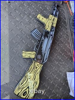 Santa Cruz AK-47 Jason Jesse Skateboard Rare Deck