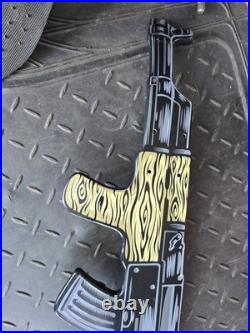 Santa Cruz AK-47 Jason Jesse Skateboard Rare Deck