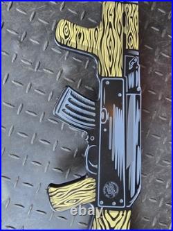 Santa Cruz AK-47 Jason Jesse Skateboard Rare Deck