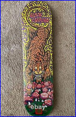 Santa Cruz Alex Carolino Mushroom Tiger 30 Year Salba Parody Skateboard Deck