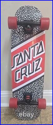 Santa Cruz Amoeba Street Skate 8.4in x 29.4in Cruiser Longboard Complete