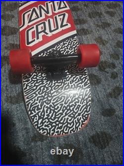 Santa Cruz Amoeba Street Skate 8.4in x 29.4in Cruiser Longboard Complete
