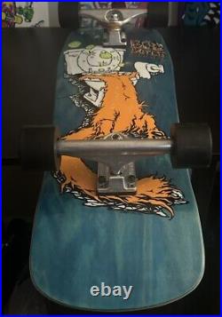 Santa Cruz BOD Boyle Sick Cat Reissue Skateboard Deck Complete 9.99 x 31.78