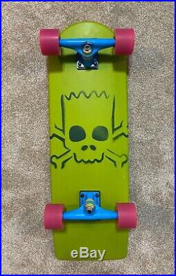 Santa Cruz- Bart Simpson Limited Edition Cruiser- Skateboard- RARE Skate Board