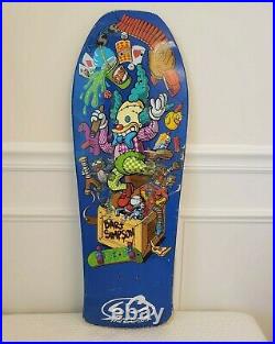 Santa Cruz Bart Simpsons Toy Box Skateboard Deck Grosso rare