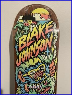 Santa Cruz Blake Johnson Beach Wolf Two 8.375 X 32 Skateboard Deck New Sealed
