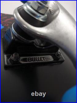 Santa Cruz Blue Screaming Hand Black 8.6 x 31.95 Skateboard Bullet Trucks