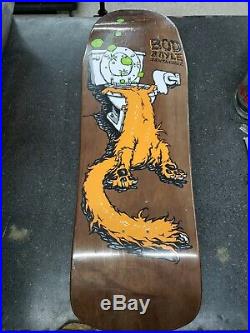 Santa Cruz Bod Boyle Sick Cat Reissue Skateboard Deck 9.99in