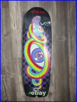 Santa Cruz Borden Hypno Snake Skateboard Deck New
