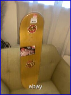 Santa Cruz Braun Everslick Hot Dog Slick Rare Skateboard Deck